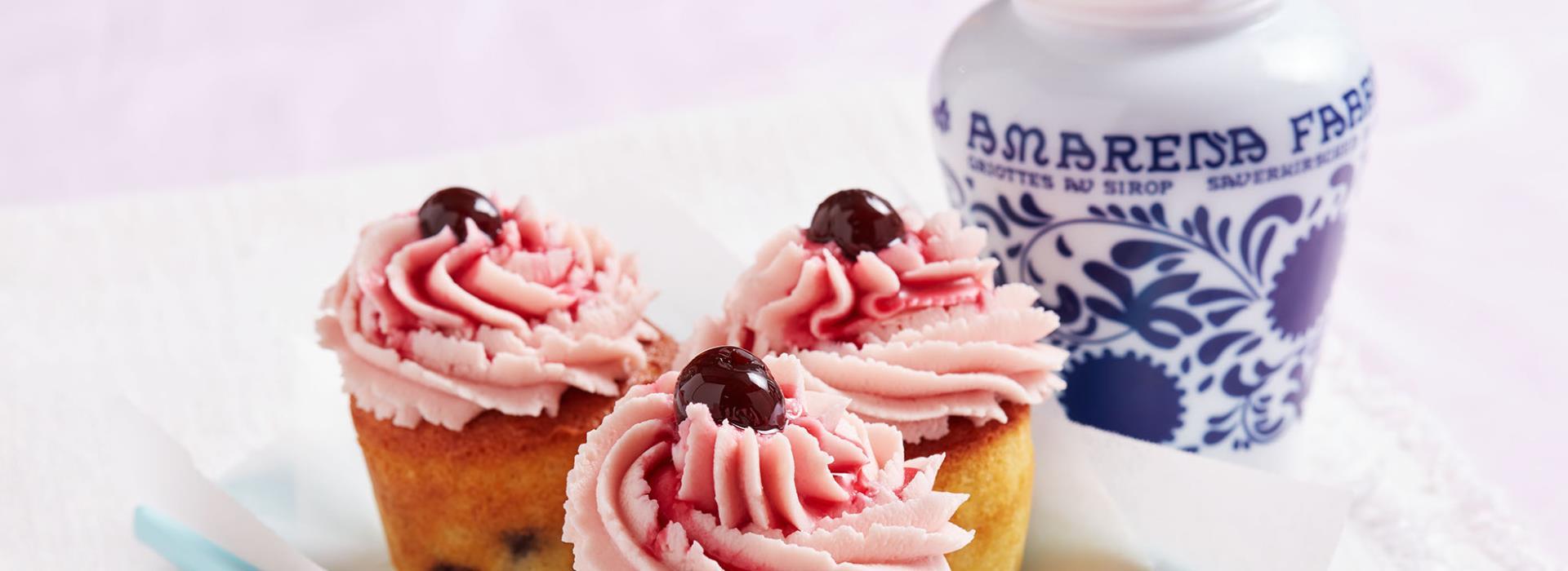 Cupcake with Amarena Fabbri: perfects for your moments of sweetness