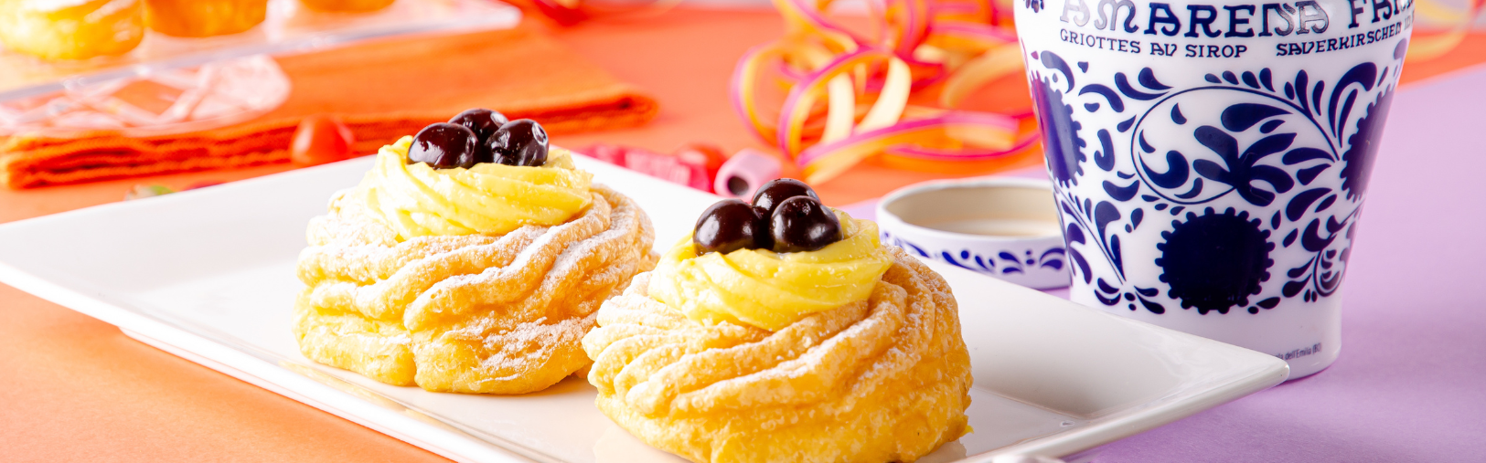 Haven't told him you love him yet? Celebrate Father's Day with the iconic Zeppola con Amarena Fabbri.